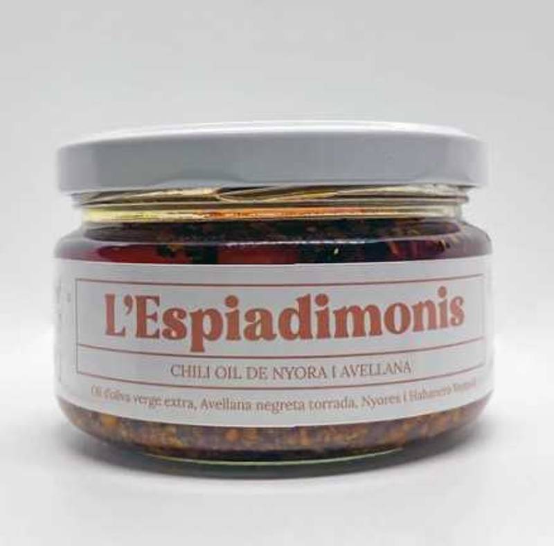 L'Espiadimonis - Chili Oil de Nyora y Avellanas - Quins Pebrots! 200g